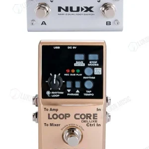 Pedal Nux Loop Core Deluxe + Footswitch para guitarra